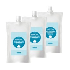 슈퍼케어 세이프 향균 핸드워시 리필 파우더향 450ml 3개